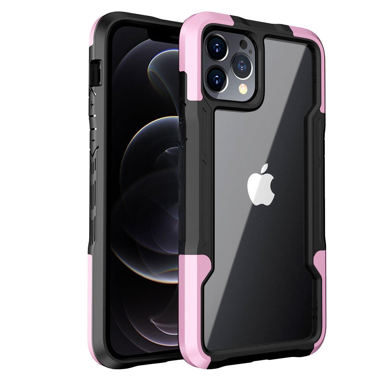 Shockproof Excellent Grip with Silky Feeling for Apple iPhone 12/Iphone 12 Pro In Pink